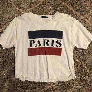 Brandy Melville Paris Crop-Top